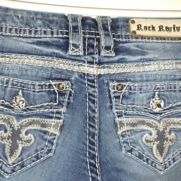 Rock Revival Hana Skinny Stretch Jean size 26 - Picture 14 of 16